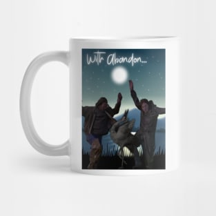 With Abandon Crane Dance Mug